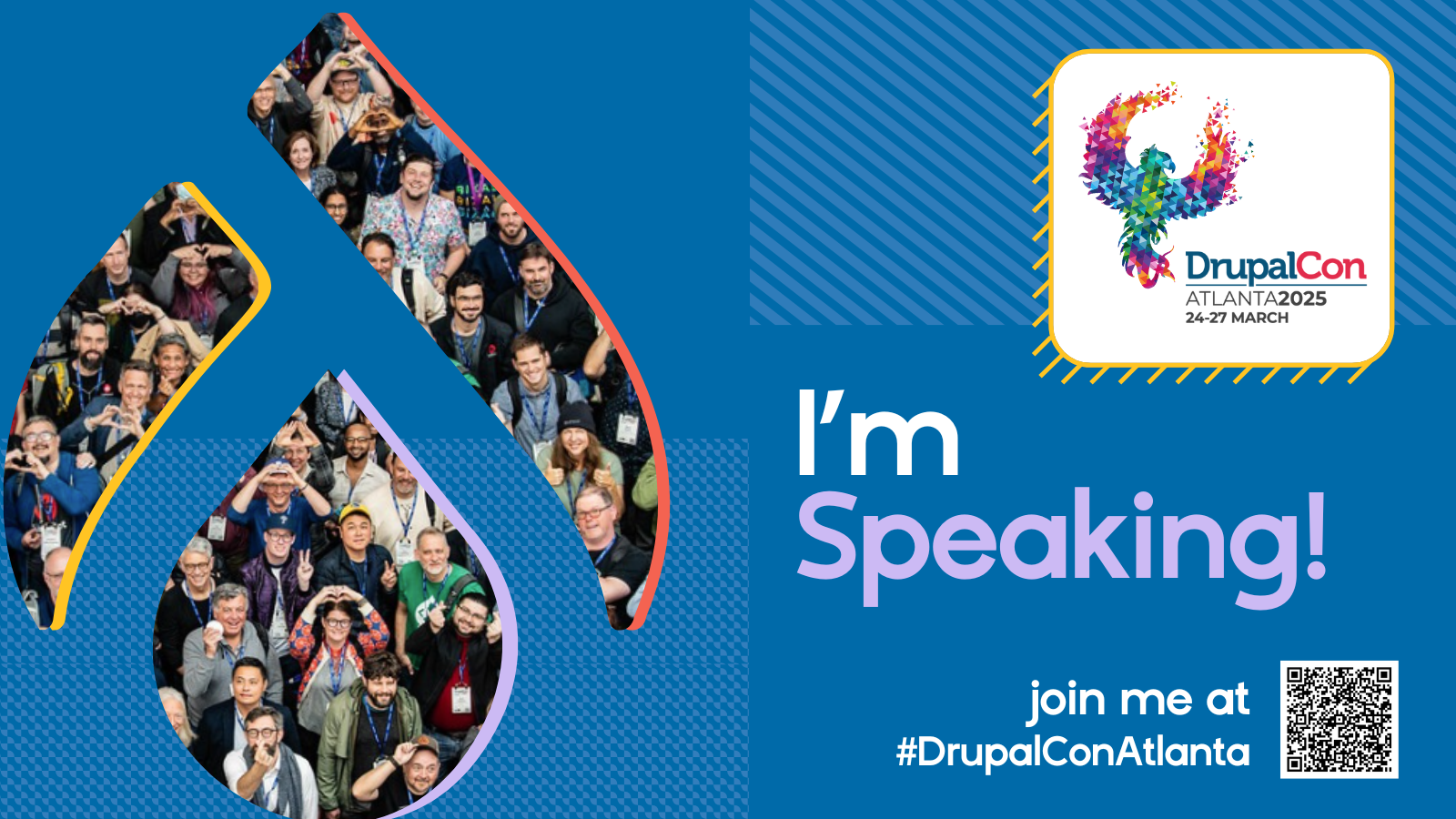 Badge for speakers at Drupalcon Atlanta 2025