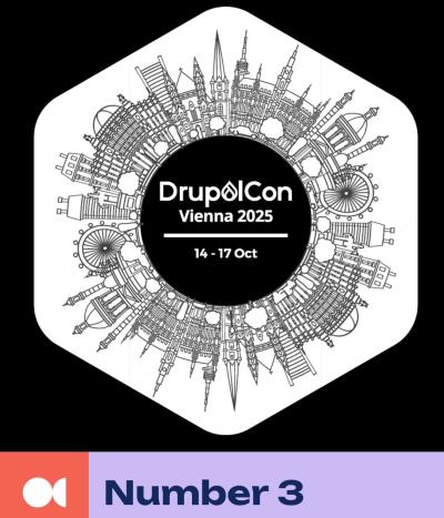 DrupalCon Vienna - T-shirt contest - Design 3