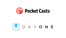 Pocket Casts + Day One Logos