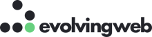 Evolving web logo