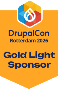 Gold Light Sponsor Badge