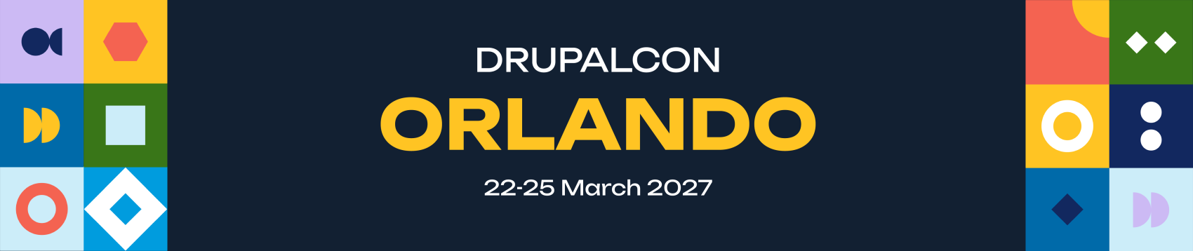 DrupalCon Orlando 22-25 March, 2027