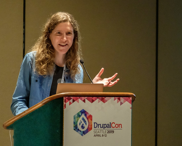 DrupalCon Seattle 2019 session. Photo by Rob Shea.