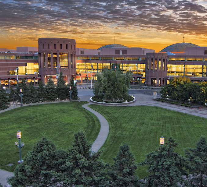 Minneapolis convention center building from outside